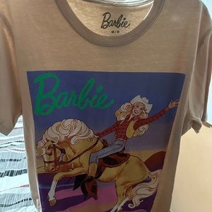 Barbie T Shirt, size M , color beige.